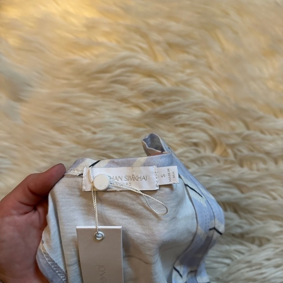 JONATHAN SIMKHAI Mary Tank In Sky Spring Stripe - Picture 6 of 7